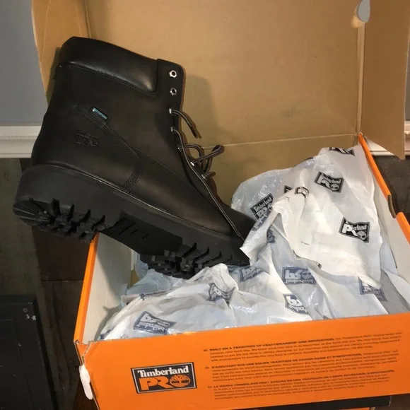 Mens Timberland steel toe size 14W new Timberland Pro Mens Pit Boss Steel Toe Work Boot Brown Size  main image 3